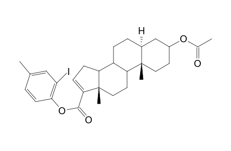 2-Iodo-4-methylphenyl 6-acetyloxy-8a,10a-dimethytetradecahydrocyclopentaphenanthrene-1-carboxylate