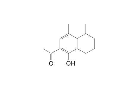 6-Acetyl-5-hydroxy-1,8-dimethyl-1,2,3,4-tetrahydronaphthalene