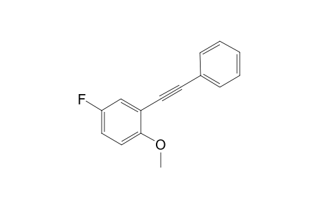 4-Fluoro-1-methoxy-2-(phenylethynyl)benzene