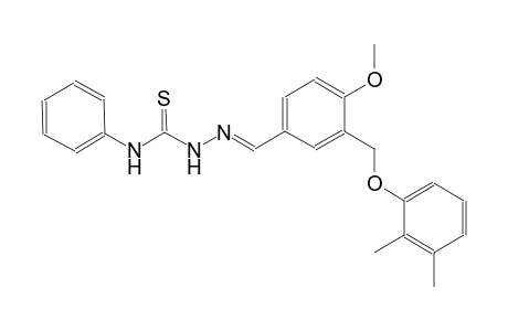 3-[(2,3-dimethylphenoxy)methyl]-4-methoxybenzaldehyde N-phenylthiosemicarbazone