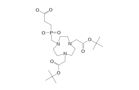1,4,7-TRIAZACYCLONONANE-4,7-BIS-(TERT.-BUTYLOXYCARBONYLMETHYL)-1-[METHYLENE-(2-CARBOXYETHYL)-PHOSPHINIC-ACID]