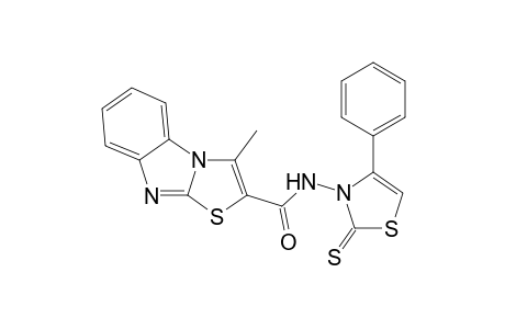 3-Methylthiazolo[3,2-a]benzimidazole-2-carboxylic acid (4-phenyl-2-thioxo-thiazol-3-yl)amide