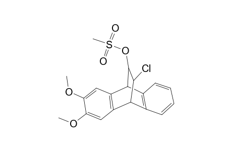syn-8-Chloro-2,3-(10,11-dimethoxybenzo)-5,6-benzobicyclo[2.2.2]octa-2,5-dien-anti-7-ol Methanesulfonate
