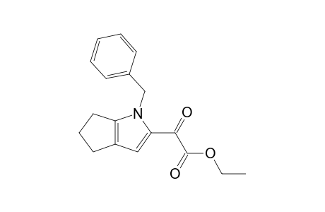 2-(1-benzyl-5,6-dihydro-4H-cyclopenta[b]pyrrol-2-yl)-2-keto-acetic acid ethyl ester