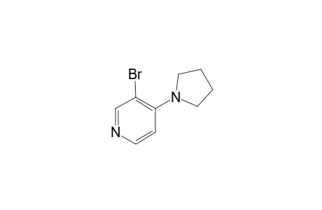 3-bromanyl-4-pyrrolidin-1-yl-pyridine