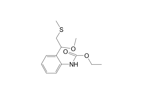 Ethyl N-[2-(1'-Methoxy-2'-<Methylsulfanyl>ethyl)phenyl]-carbamate