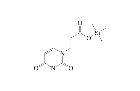 3-(2-Hydroxy-4-oxo-1(4H)-pyrimidinyl)propanoic acid, trimethylsilyl ester