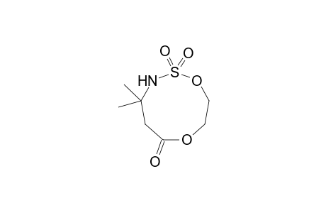 4,4-Dimethyl-6-oxo-1,7-dioxa-2-thia-3-azacyclononan-2,2-dioxide