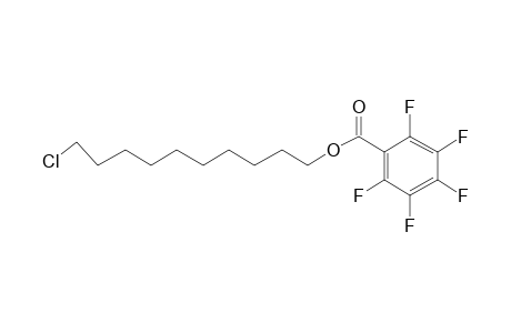 10-Chlorodecyl 2,3,4,5,6-pentafluorobenzoate