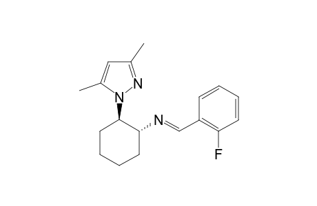 [TRANS-2-(3,5-DIMETHYLPYRAZOL-1-YL)-CYCLOHEXYL]-(2-FLUOROBENZYLIDENE)-AMINE