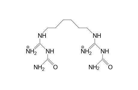 1,6-Bis(carbamyl-guanidino)-hexane dication