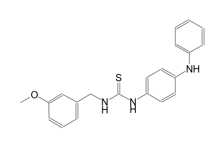 N-(4-anilinophenyl)-N'-(3-methoxybenzyl)thiourea