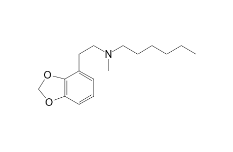 N,N-Hexyl-methyl-2,3-methylenedioxyphenethylamine