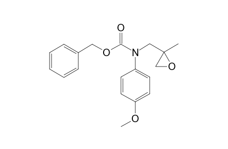 Benzyl 4-methoxyphenyl((2-methyloxiran-2-yl)methyl)carbamate