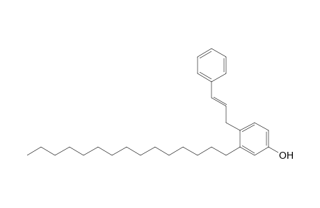 4-(3-Phenylallyl)-3-n-pentadecylphenol