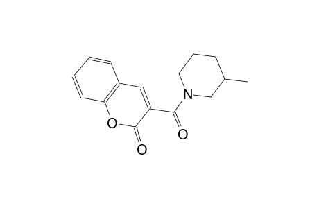 3-[(3-methyl-1-piperidinyl)carbonyl]-2H-chromen-2-one