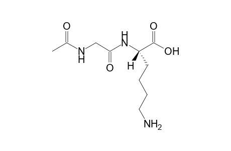 (S)-2-(2-Acetylamino-acetylamino)-6-amino-hexanoic acid