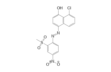 1-Naphthalenol, 8-chloro-4-[2-[2-(methylsulfonyl)-4-nitrophenyl]diazenyl]-