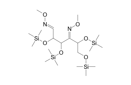 4-keto-glucose, bis(o-methyloxim), tetrakis-O-(trimethylsilyl)-