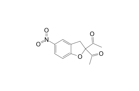 2,2-DIACETYL-5-NITRO-2,3-DIHYDROBENZO-[B]-FURANE