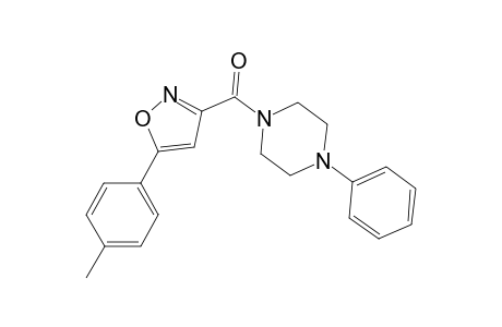[5-(4-Methylphenyl)-1,2-oxazol-3-yl](4-phenylpiperazin-1-yl)methanone