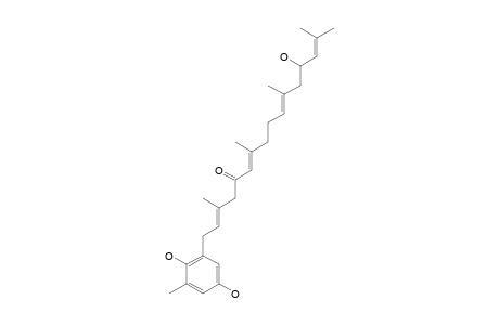 2-[(2'E,6'E,10'E)-5'-Oxo-13'-hydroxy-3',7',11',15'-tetramethylhexadeca-2',6',10',14'-tetraenyl]-6-methylhydroquinone