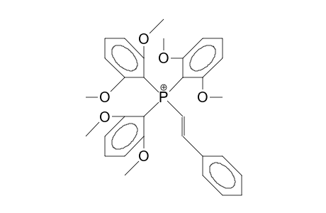 Tris(2,6-dimethoxy-phenyl)-styryl-phosphonium cation