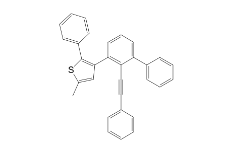 2-Methyl-5-phenyl-3-(2-(phenylethynyl)-[1,1'-biphenyl]-3-yl)-thiophene