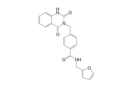 4-[(2,4-dioxo-1,4-dihydro-3(2H)-quinazolinyl)methyl]-N-(2-furylmethyl)benzamide