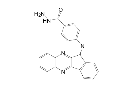 4-[(11H-indeno[1,2-b]-quinoxalin-11-ylidene)amino]benzohydrazide