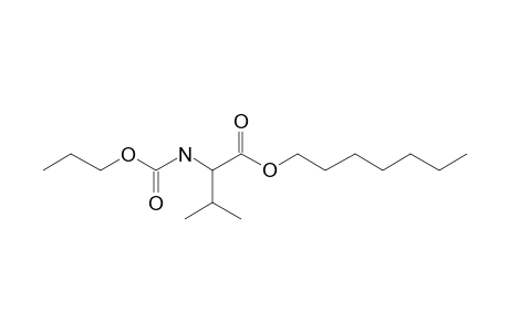 L-Valine, N-propoxycarbonyl-, heptyl ester