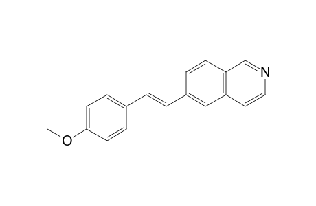 6-[(E)-2-(4-methoxyphenyl)ethenyl]isoquinoline