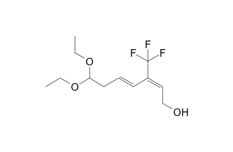 (2E,4E)-7,7-diethoxy-3-(trifluoromethyl)-1-hepta-2,4-dienol
