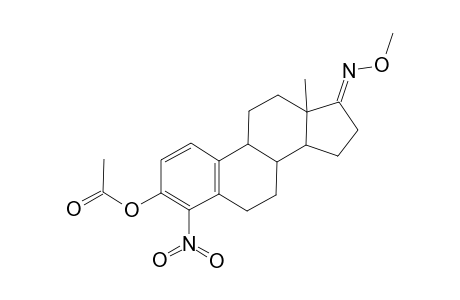 17-(Methoxyimino)-4-nitroestra-1(10),2,4-trien-3-yl acetate