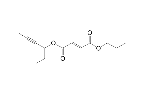 Fumaric acid, hex-4-yn-3-yl propyl ester