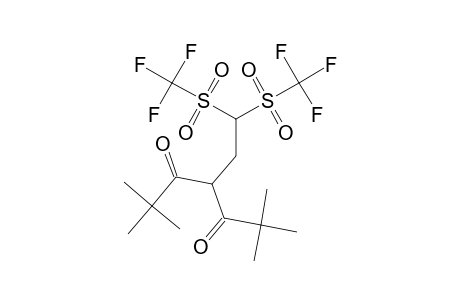 4-[2,2-BIS-(TRIFLUOROMETHYLSULFONYL)-ETHYL]-2,2,6,6-TETRAMETHYLHEPTANE-3,5-DIONE