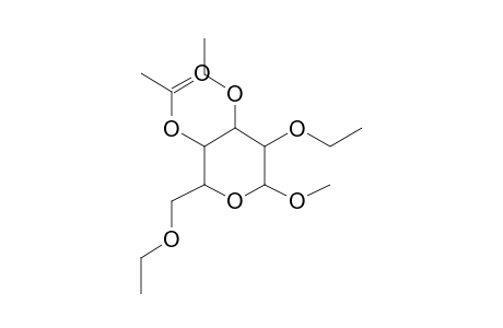 Methyl 4-O-acetyl-2,3,6-tri-O-ethyl-.alpha.-d-mannopyranoside