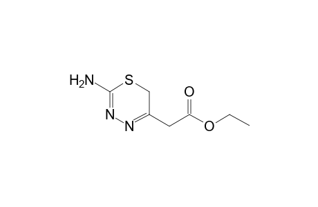 Acetic acid, (2-amino-6H-[1,3,4]thiadiazin-5-yl)-, ethyl ester