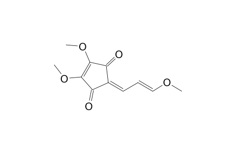 4-Cyclopentene-1,3-dione, 4,5-dimethoxy-2-(3-methoxy-2-propenylidene)-, (Z)-