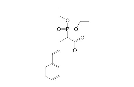 (E)-2-DIETHOXYPHOSPHORYL-5-PHENYL-4-PENTENOIC-ACID