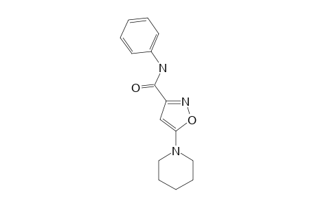 N-PHENYL-5-(PIPERIDIN-1-YL)-ISOXAZOLE-3-CARBOXAMIDE
