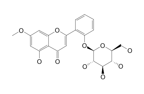 ECHIOIDININ-2'-O-BETA-D-GLUCOPYRANOSIDE