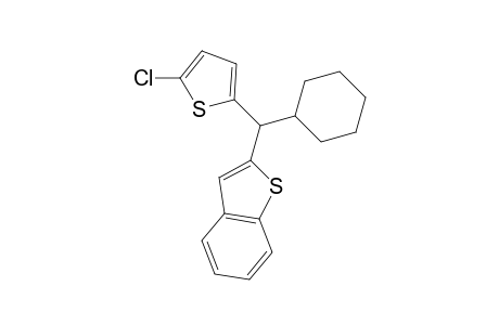 2-((5-chlorothiophen-2-yl)(cyclohexyl)methyl)benzo[b]thiophene