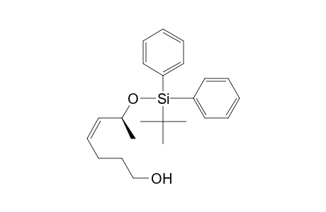 (4Z,6S)-6-[(tert-Butyldiphenylsilyl)oxy]-4-hepten-1-ol