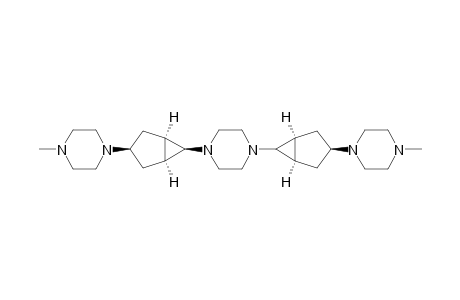 1,4-Bis-{1.alpha.,3.beta.,5.alpha.,6.beta.-3-(4-methylpiperazin-1-y)-bicyclo[3.1.0]hex-6-yl}piperazine