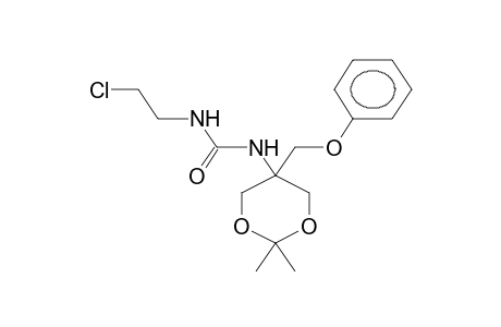 N-(2-chloroethyl)-N'-[2,2-dimethyl-5-(phenoxymethyl)-1,3-dioxan-5-yl]urea