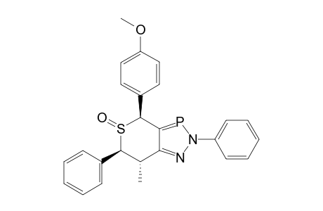 7-METHYL-2,6-DIPHENYL-4-(4-METHOXYPHENYL)-2,4,6,7-TETRAHYDRO-5-THIA-2H-1,2-DIAZA-3-PHOSPHAINDENE-5-OXIDE