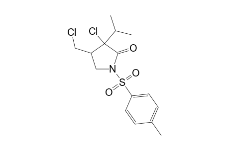 3-Chloro-4-(chloromethyl)-3-isopropyl-1-tosyl-pyrrolidin-2-one