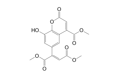 Dimethyl (E)-2-[8-hydroxy-4-(methoxycarbonyl)-2-oxo-2H-chromene-6-yl]-2-butenedioate