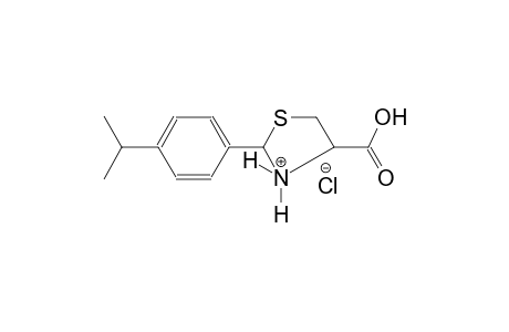 thiazolidinium, 4-carboxy-2-[4-(1-methylethyl)phenyl]-, chloride